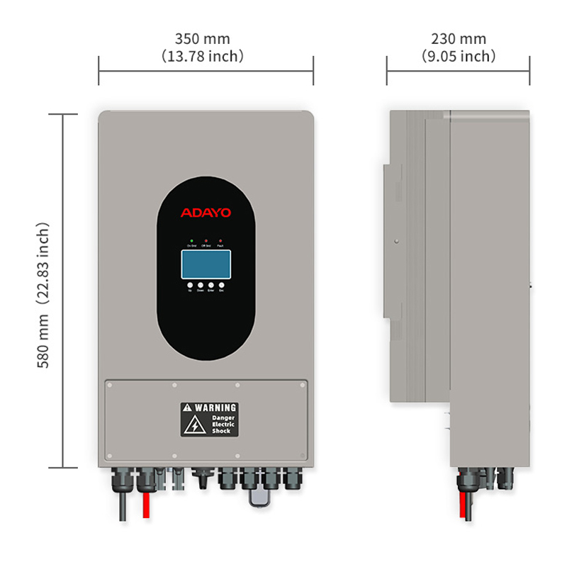 并离⽹储能混合光伏逆变器 ED5000 华阳光电