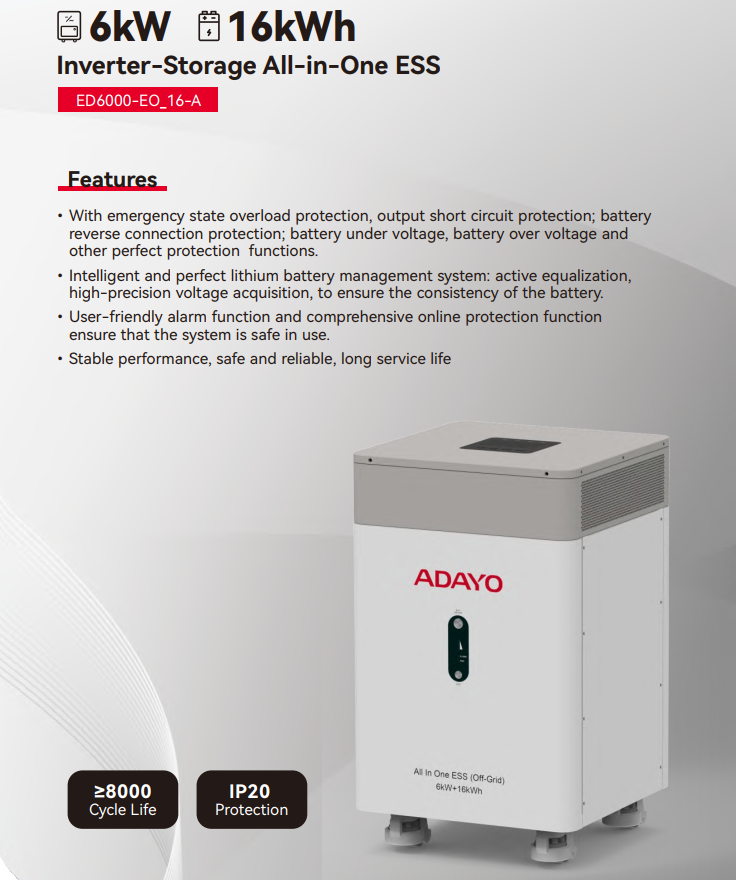 6kw-16kwh all in one